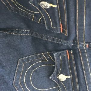 True Religion Women's Bootcut  W  Flap Jeans .